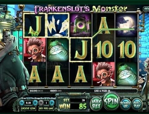 Выигрыш в автомате Frankenslots Monster